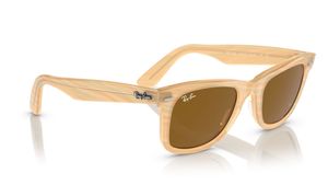 Image 2 of Brown Wayfarer Sunglasses for Men and Women from Rayban Available at Titan Eye+