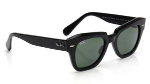 Image 2 of Black Square Sunglasses for Men and Women from Rayban Available at Titan Eye+