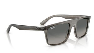Image 2 of Grey Square Sunglasses for Men and Women from Rayban Available at Titan Eye+