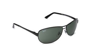 Image 2 of Green Aviator Sunglasses for Men from Rayban Available at Titan Eye+
