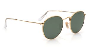 Image 2 of Green Round Sunglasses for Men from Rayban Available at Titan Eye+