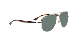 Image 2 of Green Square Sunglasses for Men and Women from Rayban from Rayban Available at Titan Eye+