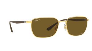 Image 2 of Brown Irregular Polarized Sunglasses for Men and Women from Rayban Available at Titan Eye+