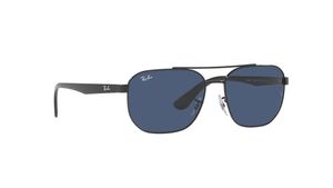 Image 2 of Blue Geometric Sunglasses for Men from Rayban Available at Titan Eye+