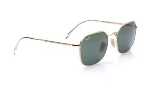 Image 2 of Gold Irregular Sunglasses for Men and Women from Rayban Available at Titan Eye+