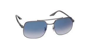 Image 2 of Blue Square Sunglasses for Men and Women from Rayban Available at Titan Eye+