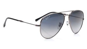 Image 2 of Blue Aviator Sunglasses for Men And Women from Rayban Available at Titan Eye+