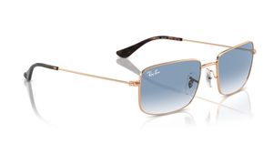 Image 2 of Blue Rectangle Sunglasses for Men and Women from Rayban Available at Titan Eye+