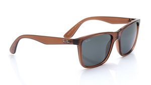 Image 2 of Brown Square Sunglasses for Men from Rayban Available at Titan Eye+