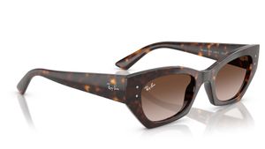 Image 2 of Brown Irregular Sunglasses for Men and Women from Rayban Available at Titan Eye+