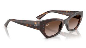 Image 2 of Brown Irregular Sunglasses for Men and Women from Rayban Available at Titan Eye+