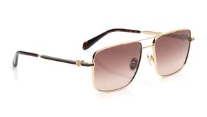 Image 2 of Brown Square Sunglasses for Men from Salvatore Ferragamo Available at Titan Eye+