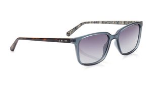 Image 2 of Grey Square Sunglasses for Men from Ted Baker Available at Titan Eye+