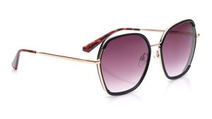 Image 2 of Purple Geometric Sunglasses for Women from Ted Baker Available at Titan Eye+