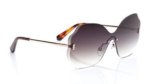 Image 2 of Brown Butterfly Sunglasses for Women from Ted Baker Available at Titan Eye+