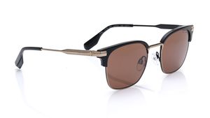 Image 2 of Brown Clubmaster Sunglasses for Men from Ted Baker Available at Titan Eye+