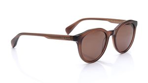 Image 2 of Brown Round Sunglasses for Men from Ted Baker Available at Titan Eye+