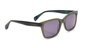 Image 2 of Grey Rectangle Sunglasses for Men from Ted Baker Available at Titan Eye+