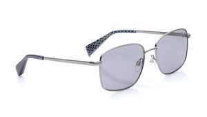 Image 2 of Grey Square Sunglasses for Men from Ted Baker Available at Titan Eye+