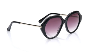 Image 2 of Brown Geometric Sunglasses for Women from Ted Baker Available at Titan Eye+
