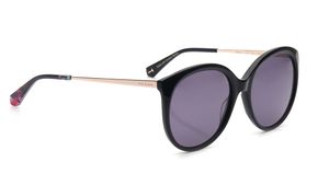 Image 2 of Grey Round Sunglasses for Women from Ted Baker Available at Titan Eye+