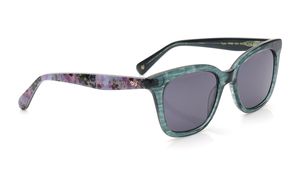 Image 2 of Grey Rectangle Sunglasses for Women from Ted Baker Available at Titan Eye+