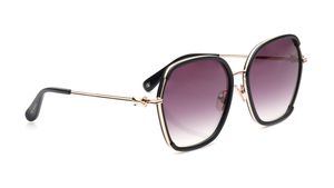 Image 2 of Brown Square Sunglasses for Women from Ted Baker Available at Titan Eye+