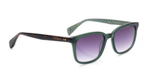 Image 2 of Grey Rectangle Sunglasses for Men from Ted Baker Available at Titan Eye+