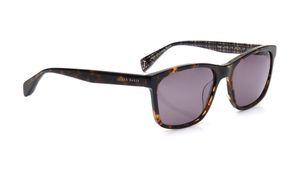 Image 2 of Grey Square Sunglasses for Men from Ted Baker Available at Titan Eye+