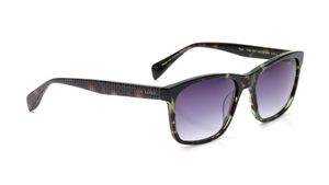 Image 2 of Grey Square Sunglasses for Men from Ted Baker Available at Titan Eye+