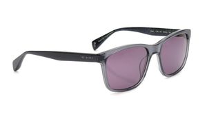 Image 2 of Grey Square Sunglasses for Men from Ted Baker Available at Titan Eye+