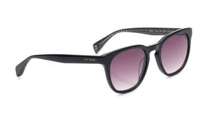 Image 2 of Brown Square Sunglasses for Men from Ted Baker Available at Titan Eye+