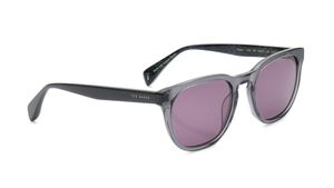 Image 2 of Grey Square Sunglasses for Men from Ted Baker Available at Titan Eye+