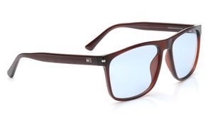 Image 2 of Blue Wayfarer Sunglasses for Men from Tommy Hilfiger Available at Titan Eye+