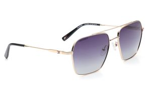 Image 2 of Blue Navigator Polarized Sunglasses for Men from Tommy Hilfiger Available at Titan Eye+