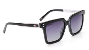 Image 2 of Blue Wayfarer Polarized Sunglasses for Men from Tommy Hilfiger Available at Titan Eye+
