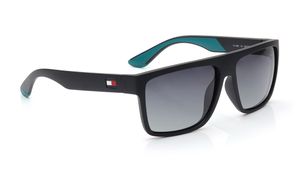 Image 2 of Green Navigator Sunglasses for Men from Tommy Hilfiger Available at Titan Eye+