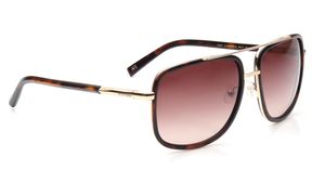 Image 2 of Brown Square Sunglasses for Men from Tommy Hilfiger Available at Titan Eye+