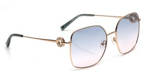 Image 2 of Blue Square Sunglasses for Women from Tommy Hilfiger Available at Titan Eye+