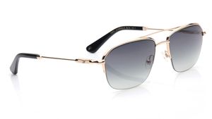 Image 2 of Smoke Aviator Sunglasses for Men from Tommy Hilfiger Available at Titan Eye+