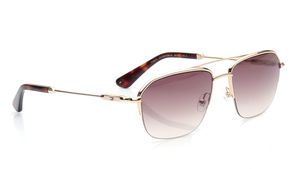 Image 2 of Brown Aviator Sunglasses for Men from Tommy Hilfiger Available at Titan Eye+