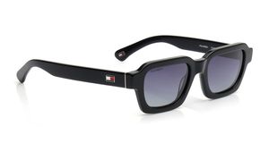 Image 2 of Blue Square Sunglasses for Men from Tommy Hilfiger Available at Titan Eye+