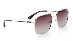 Image 2 of Brown Navigator Sunglasses for Men from Tommy Hilfiger Available at Titan Eye+