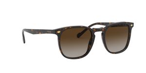 Image 2 of Brown Square Sunglasses for Men from Vogue Eyewear Available at Titan Eye+