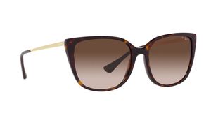 Image 2 of Brown Square Sunglasses for Women from Vogue Eyewear Available at Titan Eye+