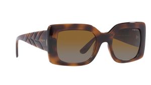 Image 2 of Brown Square Sunglasses for Women from Vogue Eyewear Available at Titan Eye+