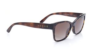 Image 2 of Brown Rectangle Polarized Sunglasses for Women from Vogue Eyewear Available at Titan Eye+