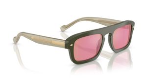 Image 2 of Pink Irregular Sunglasses for Men from Vogue Eyewear Available at Titan Eye+