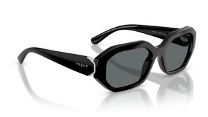 Image 2 of Grey Irregular Sunglasses for Women from Vogue Eyewear Available at Titan Eye+