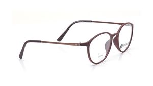Image 2 of Brown Round Eyeglasses for Women from Ace by Titan Available at Titan Eye+